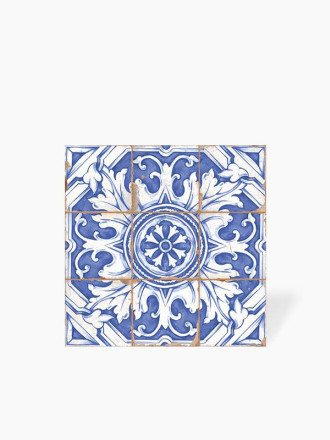 Faience Rétro Méditerranée en Grès - 33x33cm - DC2025109