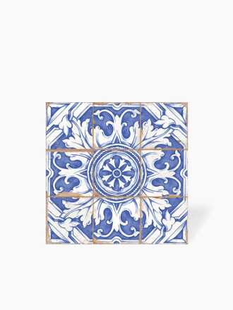 Faience Rétro Méditerranée en Grès - 33x33cm - DC2025109