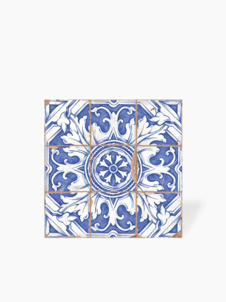 Faience Rétro Méditerranée en Grès - 33x33cm - DC2025109