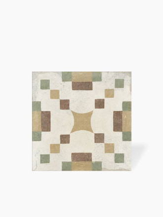 Carrelage en Grès Cérame    "Campagne " Modèle 3- 22.3x22.3cm - DC2025106