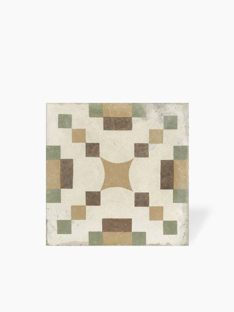 Carrelage en Grès Cérame    "Campagne " Modèle 3- 22.3x22.3cm - DC2025106