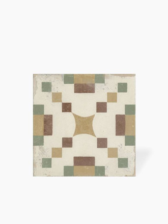 Carrelage en Grès Cérame    "Campagne " Modèle 3- 22.3x22.3cm - DC2025106