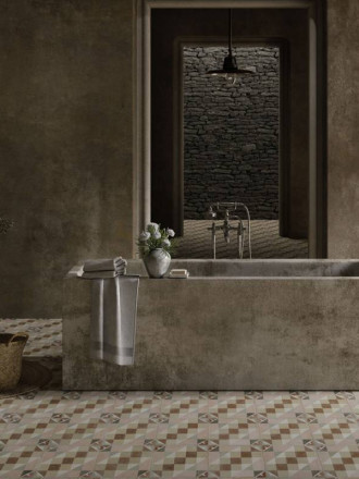 Carrelage en Grès Cérame " Campagne " Modèle 2 - 22.3x22.3cm - DC2025105