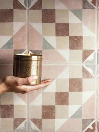 Carrelage en Grès Cérame " Campagne " Modèle 2 - 22.3x22.3cm - DC2025105