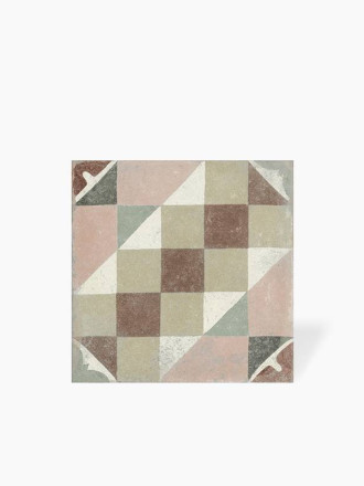 Carrelage en Grès Cérame " Campagne " Modèle 2 - 22.3x22.3cm - DC2025105