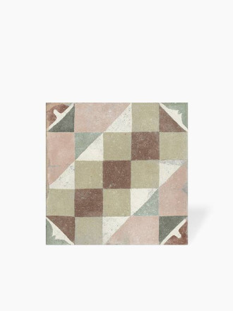 Carrelage en Grès Cérame " Campagne " Modèle 2 - 22.3x22.3cm - DC2025105