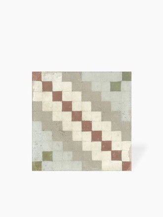 Carrelage en Grès Cérame " Campagne " Modèle 1 - 22.3x22.3cm - DC2025104