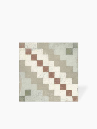Carrelage en Grès Cérame " Campagne " Modèle 1 - 22.3x22.3cm - DC2025104