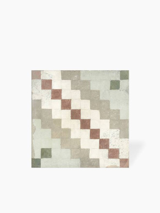 Carrelage en Grès Cérame " Campagne " Modèle 1 - 22.3x22.3cm - DC2025104