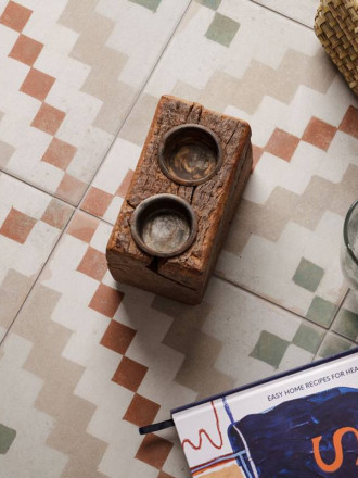 Carrelage en Grès Cérame " Campagne " Modèle 1 - 22.3x22.3cm - DC2025104