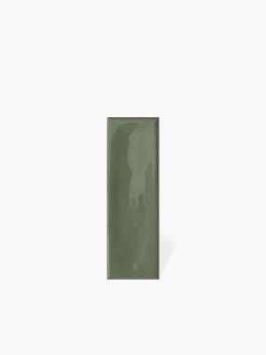 Carrelage " Reflet" finition Brillante Rectangulaire - Vert - 4.8x14.6cm -DC2025098