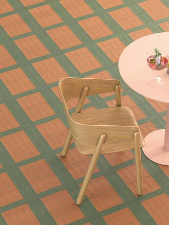 Carrelage " Reflet" finition Matte Rectangulaire - Terracotta - 4.8x14.6cm -DC2025097