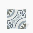 Carrelage " Jardin Bleu " en Grès Cérame - 22.3x22.3cm - DC2025095