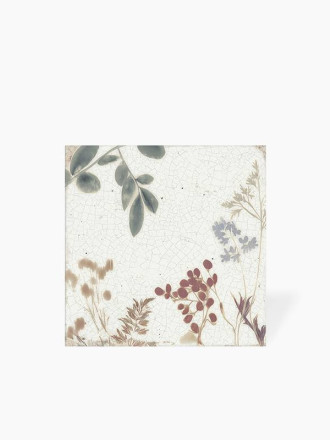 Faience Florale Brillante - Design 2 - 14.8X14.8cm - DC2025093