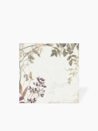 Faience Florale Brillante - Design 2 - 14.8X14.8cm - DC2025093