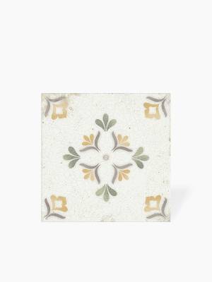 Faience Florale Brillante - Design 1 - 14.8X14.8cm - DC2025092