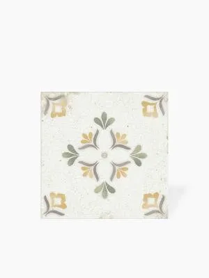 Faience Florale Brillante - Design 1 - 14.8X14.8cm - DC2025092