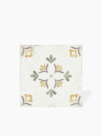 Faience Florale Brillante - Design 1 - 14.8X14.8cm - DC2025092