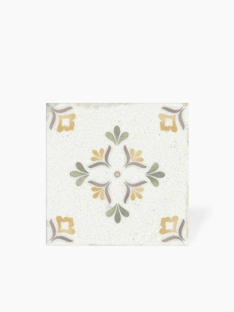 Faience Florale Brillante - Design 1 - 14.8X14.8cm - DC2025092