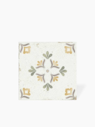 Faience Florale Brillante - Design 1 - 14.8X14.8cm - DC2025092