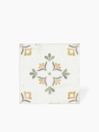Faience Florale Brillante - Design 1 - 14.8X14.8cm - DC2025092