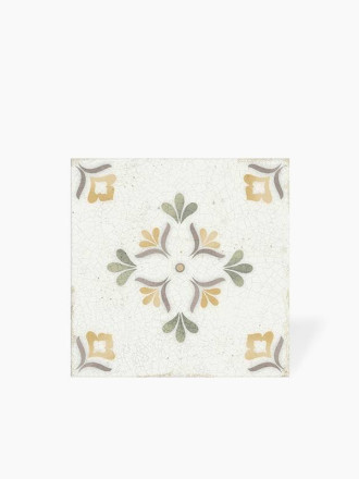 Faience Florale Brillante - Design 1 - 14.8X14.8cm - DC2025092