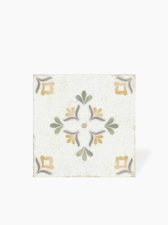 Faience Florale Brillante - Design 1 - 14.8X14.8cm - DC2025092