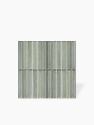 Faience " Kit Kat " Brillante Vert - 20x20cm - DC2025085