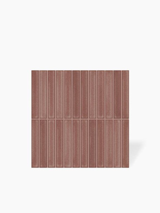 Faience " Kit Kat " Rouge Cerise - 20x20cm - DC2025083