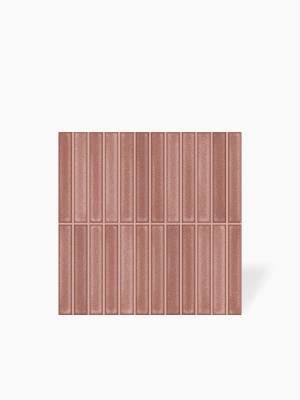 Faience " Kit Kat " Rouge Cerise - 20x20cm - DC2025083