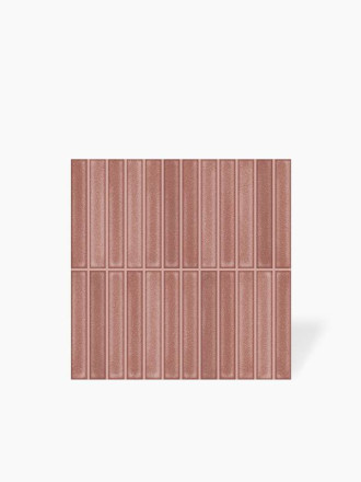 Faience " Kit Kat " Rouge Cerise - 20x20cm - DC2025083