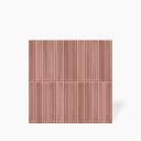 Faience " Kit Kat " Rouge Cerise - 20x20cm - DC2025083