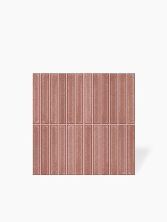 Faience " Kit Kat " Rouge Cerise - 20x20cm - DC2025083