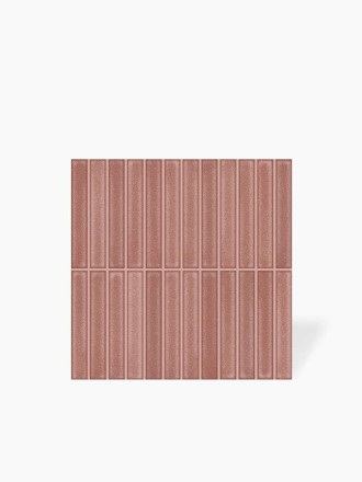 Faience " Kit Kat " Rouge Cerise - 20x20cm - DC2025083