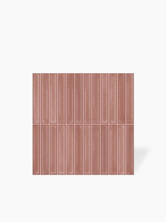 Faience " Kit Kat " Rouge Cerise - 20x20cm - DC2025083