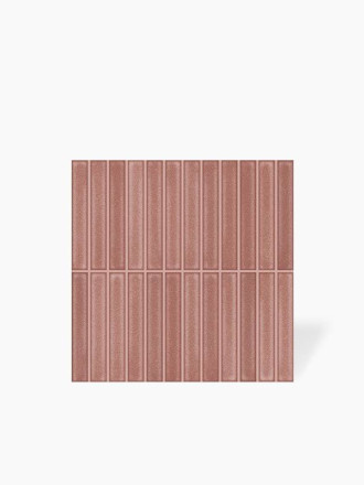 Faience " Kit Kat " Rouge Cerise - 20x20cm - DC2025083