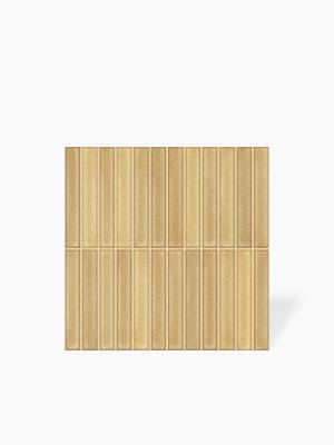 Faience " Kit Kat " Brillante Jaune Or - 20x20cm - DC2025082