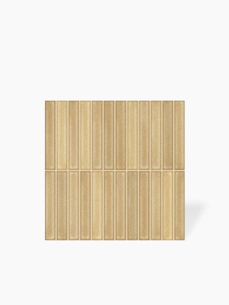 Faience " Kit Kat " Brillante Jaune Or - 20x20cm - DC2025082