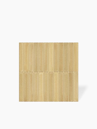 Faience " Kit Kat " Brillante Jaune Or - 20x20cm - DC2025082