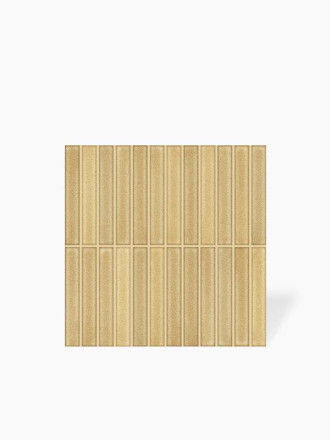 Faience " Kit Kat " Brillante Jaune Or - 20x20cm - DC2025082