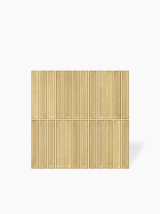 Faience " Kit Kat " Brillante Jaune Or - 20x20cm - DC2025082