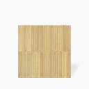 Faience " Kit Kat " Brillante Jaune Or - 20x20cm - DC2025082
