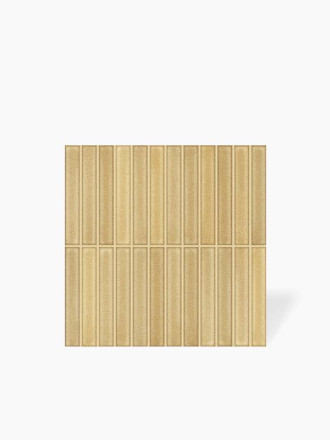 Faience " Kit Kat " Brillante Jaune Or - 20x20cm - DC2025082