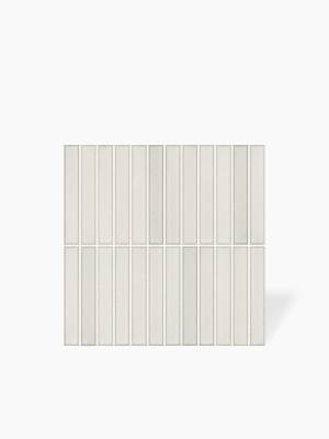 Faience " Kit Kat " Brillante Blanc - 20x20cm - DC2025081