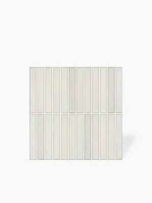 Faience " Kit Kat " Brillante Blanc - 20x20cm - DC2025081
