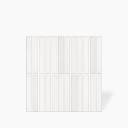 Faience " Kit Kat " Brillante Blanc - 20x20cm - DC2025081