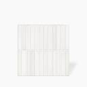 Faience " Kit Kat " Brillante Blanc - 20x20cm - DC2025081