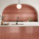 Carrelage Samora Rouge Cerise en grès cérame pour sol et mur - 22.3x22.3cm - DC2025080