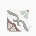 Carrelage Samora Rouge Cerise en grès cérame pour sol et mur - 22.3x22.3cm - DC2025080