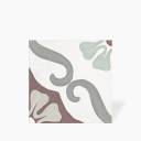 Carrelage Samora Rouge Cerise en grès cérame pour sol et mur - 22.3x22.3cm - DC2025080